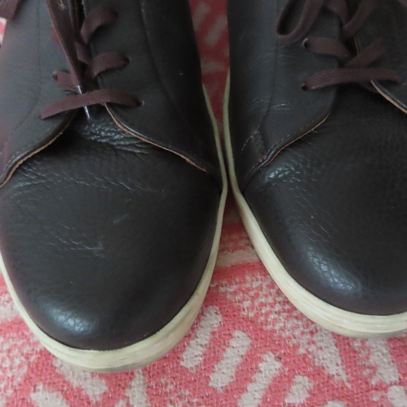 George Cleverley Jack Mens Size 12 Nubuck brown Trainers Made In England - Picture 3 of 10